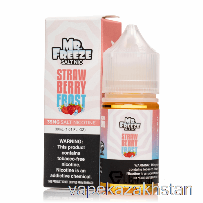 Vape Kazakhstan Strawberry Frost - Mr Freeze Salts - 30mL 35mg